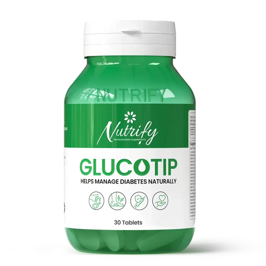 GLUCOTIP – Natural Diabetes Management,30 Tablets Nutrify