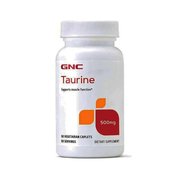 GNC Taurine 500mg, 50 Caplets - Passion Pulse