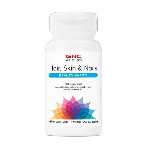 GNC Women’s Hair, Skin & Nails Beauty Basics 120 caplets GNC