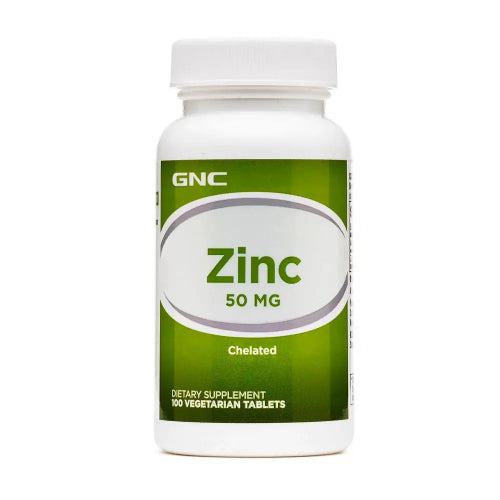 GNC Zinc 50mg, 100 Tablets GNC