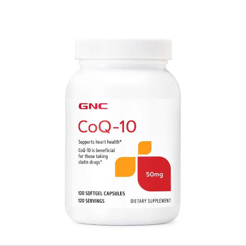 GNC CoQ10 50mg, 120 softgels GNC