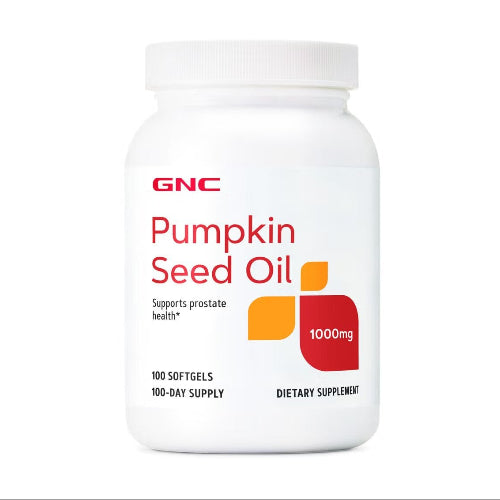 GNC Pumpkin Seed Oil 1000mg 100 Softgels GNC