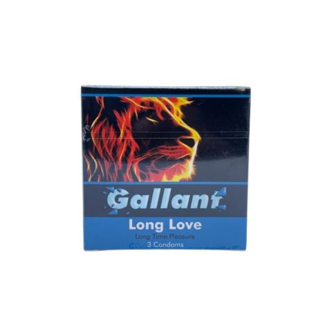 Gallant Long Love Delay Condoms - 3 Pcs