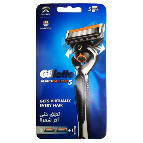 Gillette Proglide5 Men's Razor with 1 Extra Blade Refill