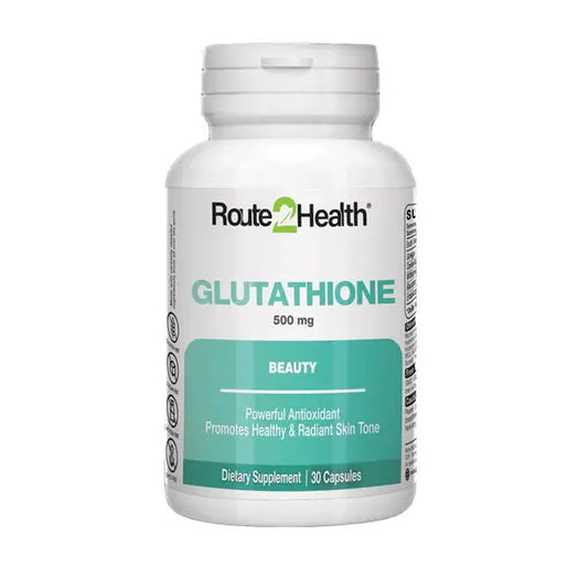 Glutathione 500mg, 30 Tablets - Route2Health Route2Health