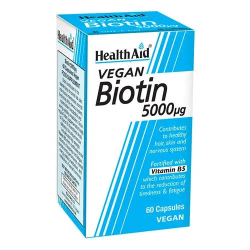 HealthAid Biotin,60 Capsules - Passion Pulse