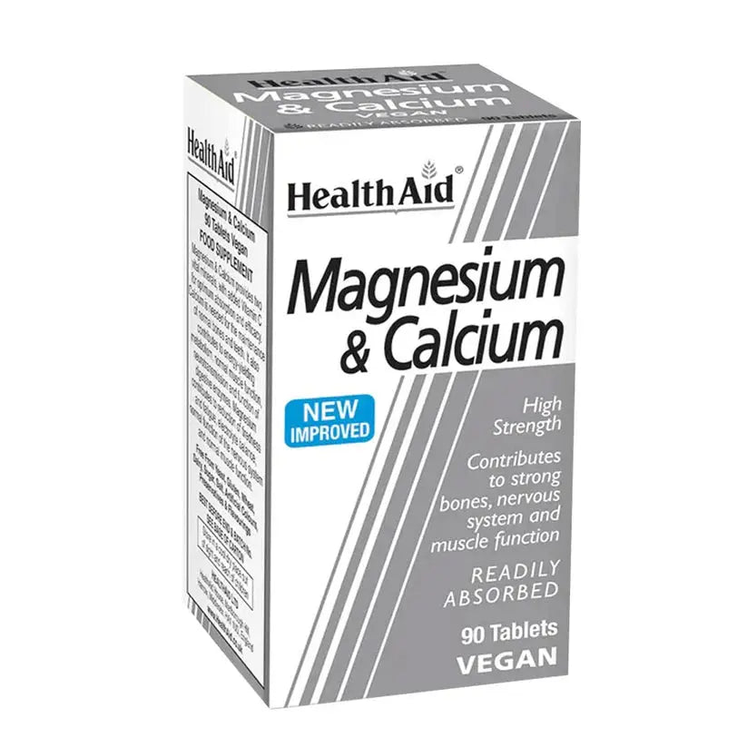 HealthAid HealthAid Magnesium & Calcium, 90 Tablets Health Aid