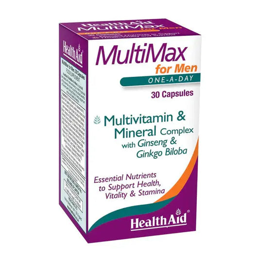 HealthAid MultiMax for Men,30 Capsules - Passion Pulse