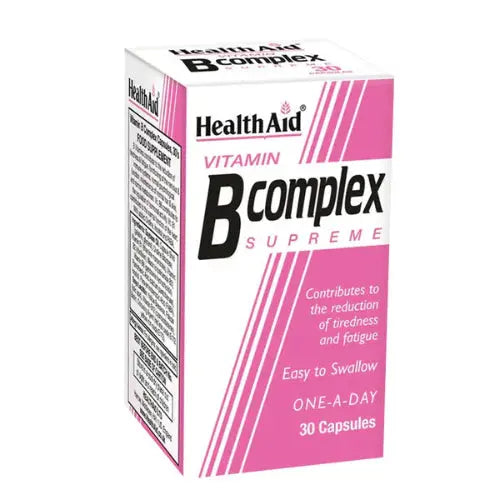 HealthAid Vitamin B Complex, 30 Capsules