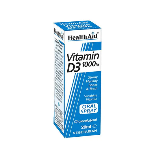 HealthAid Vitamin D3 1000 IU Spray 20ML Health Aid