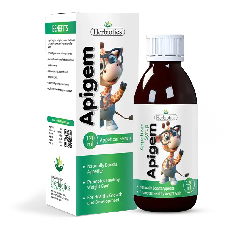 Herbiotics  Apigem( Appetizer Syrup) 120ml Herbiotics