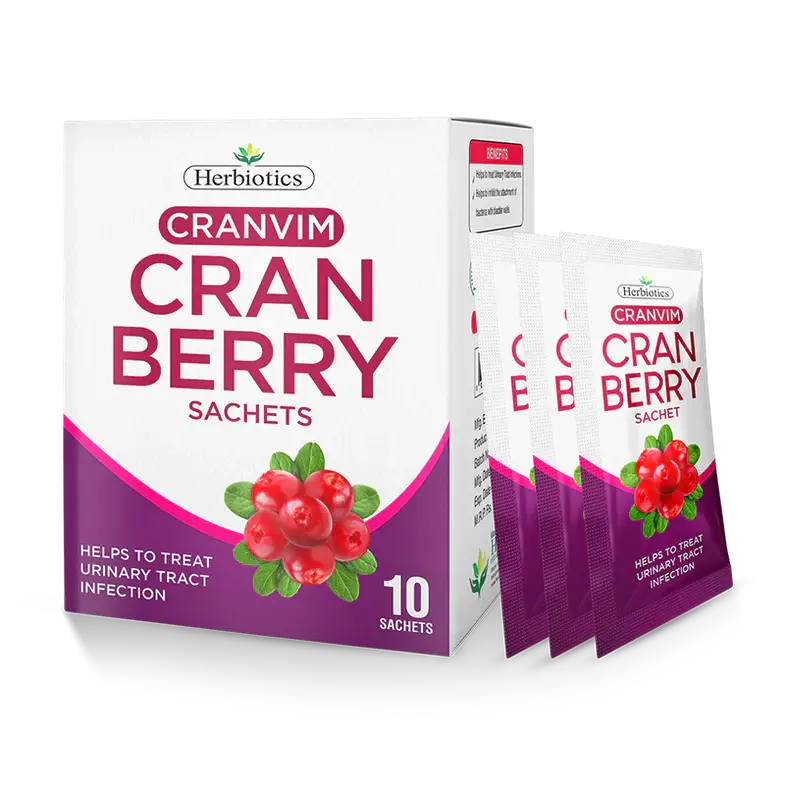 Herbiotics Cranvim Cranberry Sachets Herbiotics
