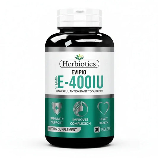Herbiotics Evipio (Vitamin E-400 IU), 30 Tablets - Passion Pulse