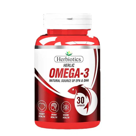 Herbiotics Herlic Omega 3,30 Capsules - Passion Pulse