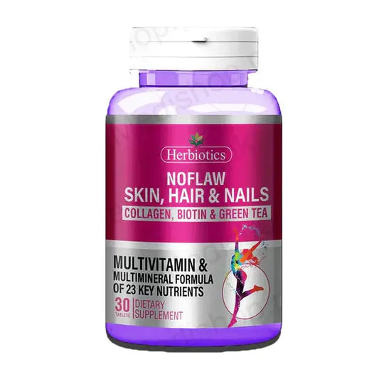 Herbiotics Noflaw Skin, Hair & Nails,30 Tablets - Passion Pulse