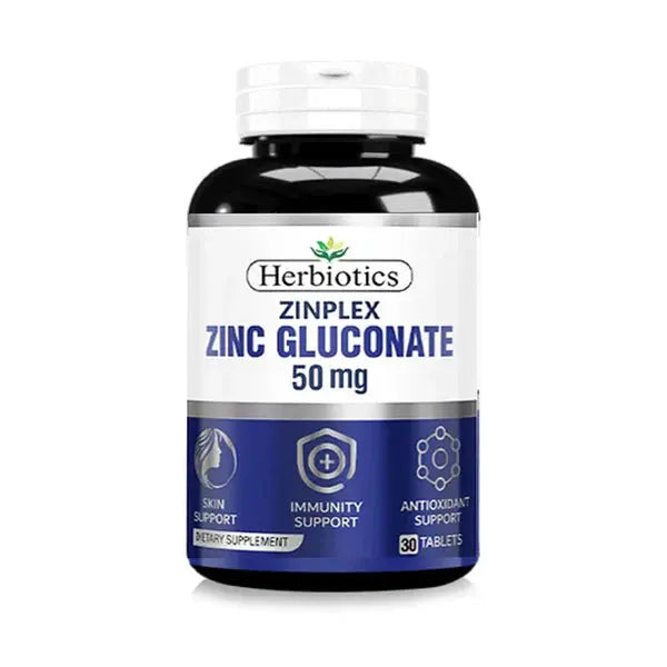 Herbiotics Zinplex (Zinc),30 Tablets - Passion Pulse