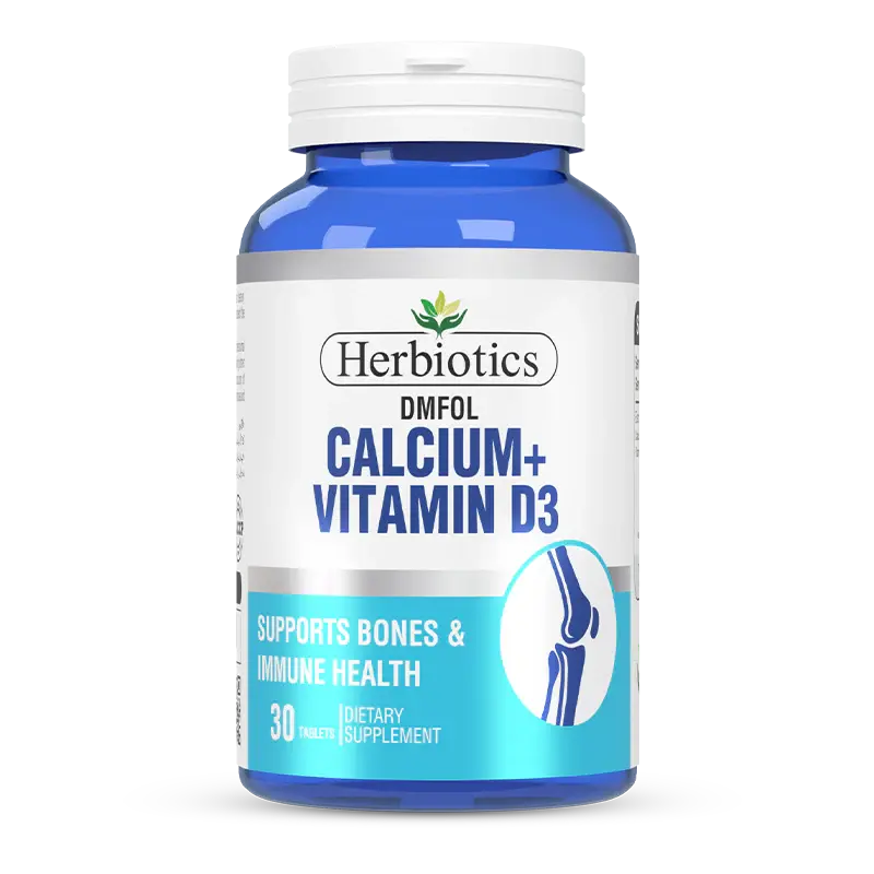 Herbiotics Dmfol (Calcium + Vitamin D3),30 Tablets Herbiotics