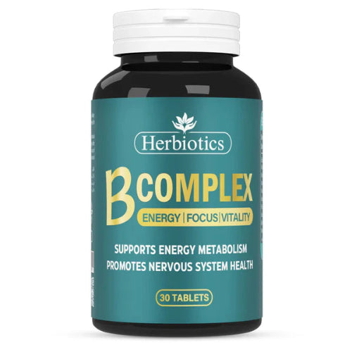 Herbiotics Vitamin B Complex, 30 Capsules