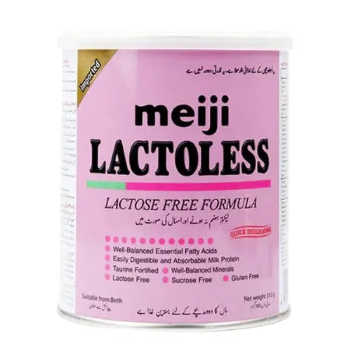 Meiji Lactoless Lactose Free Formula, 350g