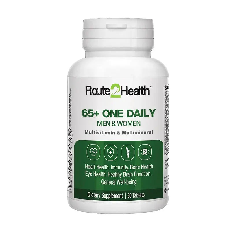 Men & Women One Daily 65+ Multivitamin, 30 Tablets - Route2Health Route2Health