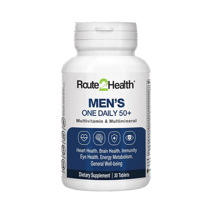 Men's One Daily 50+ Multivitamin, 30 Ct - Route2Health Route2Health