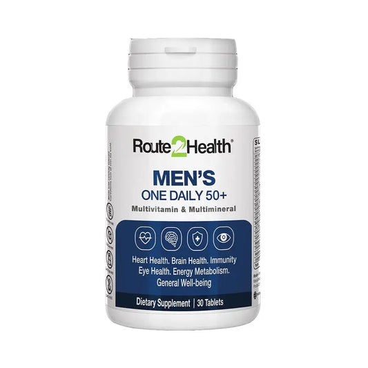 Men's One Daily 50+ Multivitamin, 30 Ct - Route2Health Route2Health