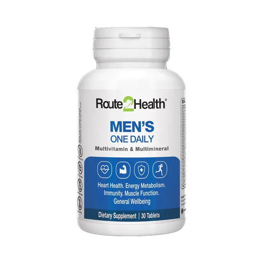 Men's One Daily Multivitamin, 30 Tablets- Route2Health Route2Health