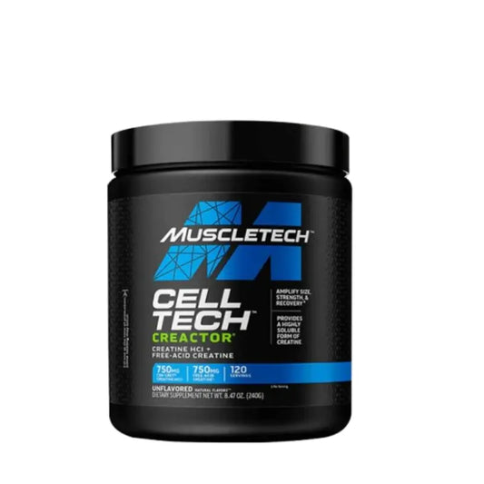 MuscleTech Cell-Tech Creactor | Advanced Dual-Source Creatine HCl | 240g