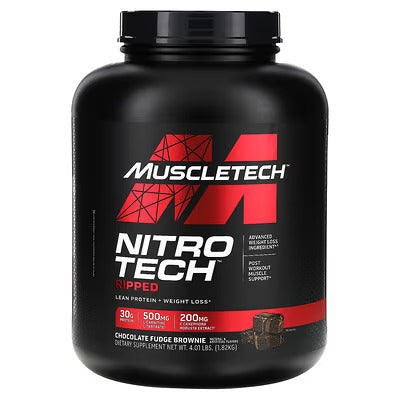 MuscleTech Nitro Tech Ripped Lean Protein, 4lbs