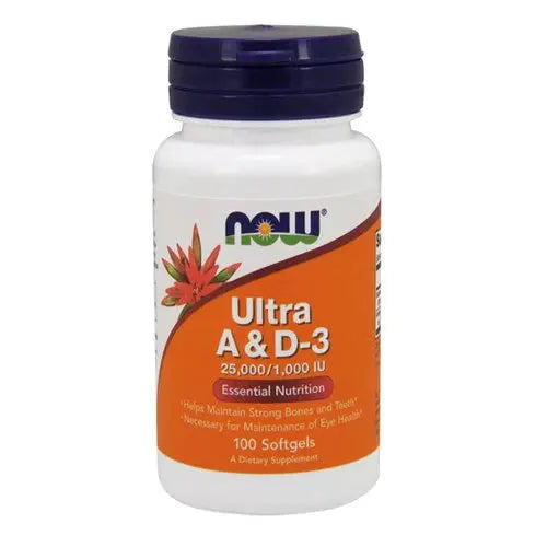 NOW Ultra A & D-3, 100 Softgels NOW Foods
