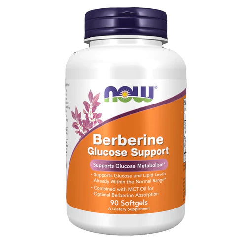 NOW Berberine Glucose Support, 90 Softgels
