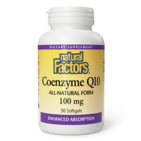 Natural Factors CoQ10 100mg, 30 Softgels