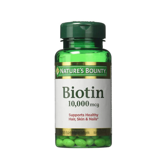 Nature's Bounty Biotin 10,000 mcg  , 120 Tablets - Passion Pulse