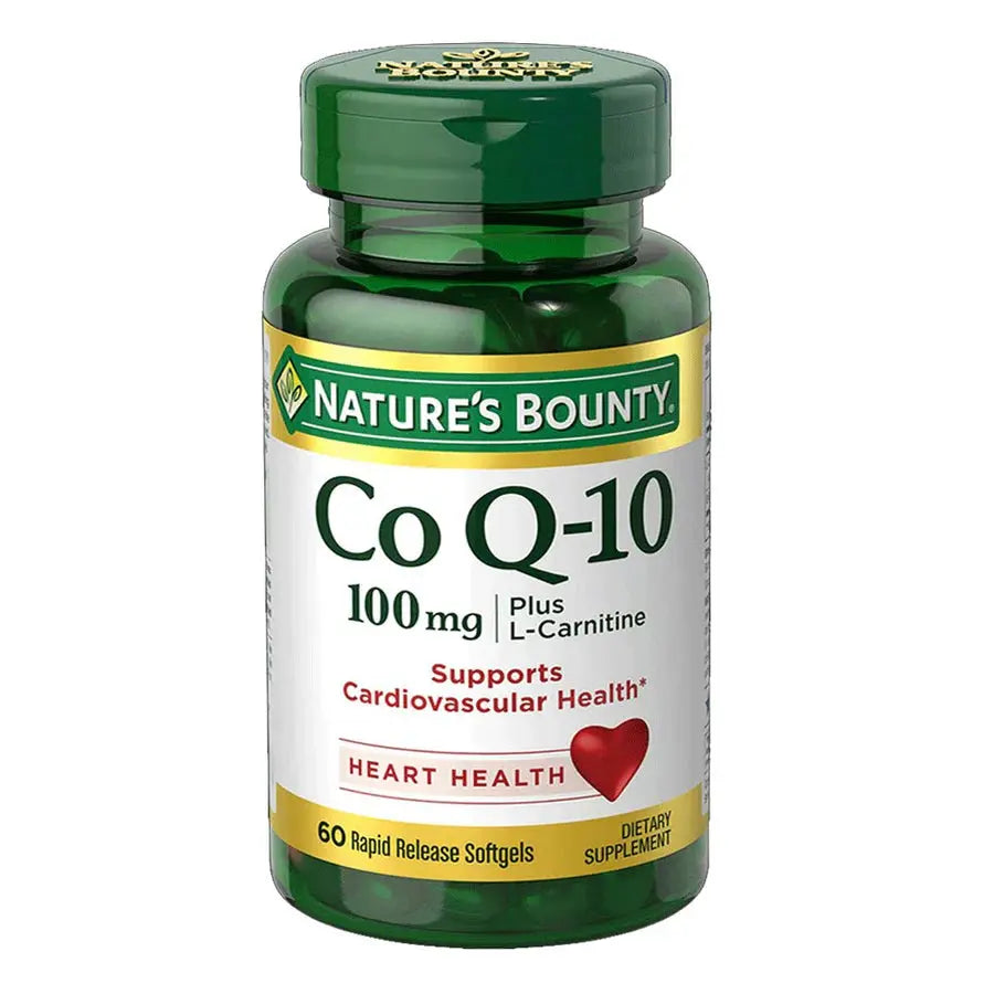 Nature's Bounty CoQ10 100mg Plus L-Carnitine, 60 Softgels Nature's Bounty