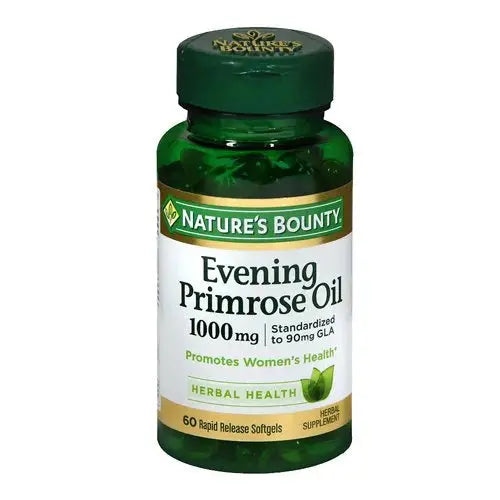 Nature's Bounty Evening Primrose Oil 1000mg , 60 SoftGels - Passion Pulse