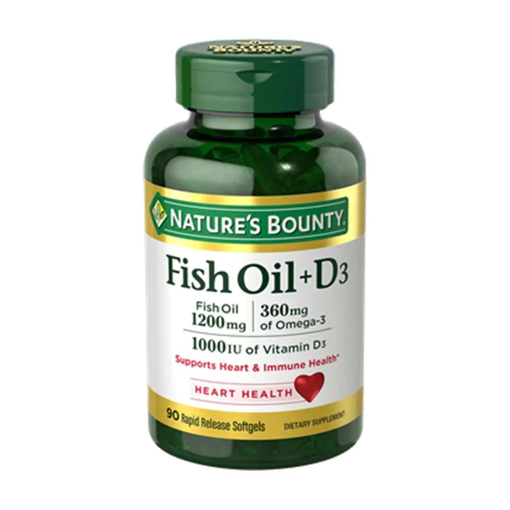 Nature's Bounty Fish Oil + D3 - - Passion Pulse