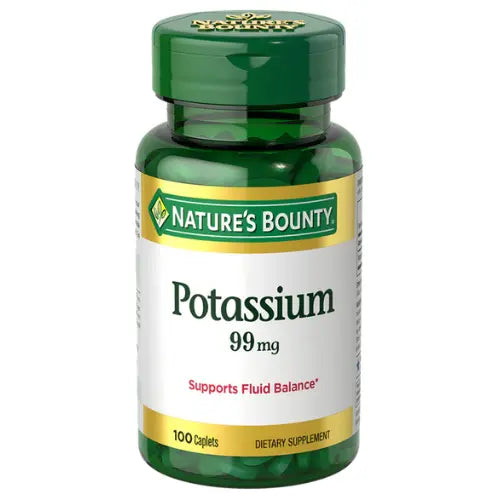 Nature's Bounty Potassium 99mg , 100 Caplets