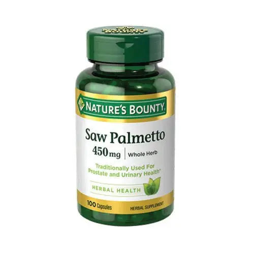 Nature's Bounty Saw Palmetto 450mg , 100 Capsules - Passion Pulse