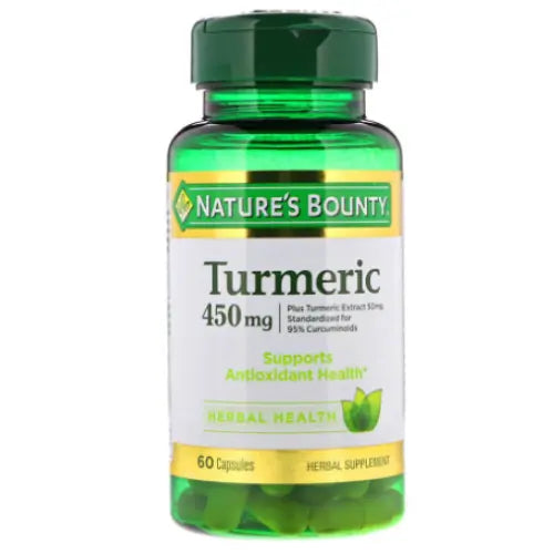 Nature's Bounty Turmeric 450mg , 60  Capsules