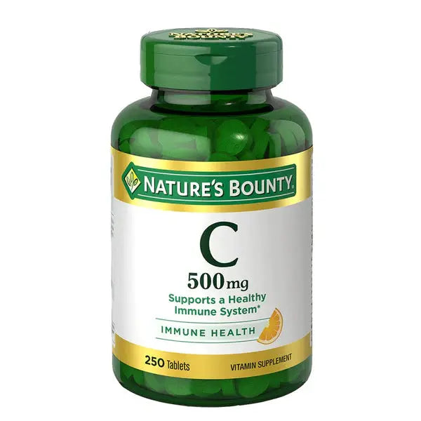 Nature's Bounty Vitamin C 500mg , 250 Veg Caplets - Passion Pulse