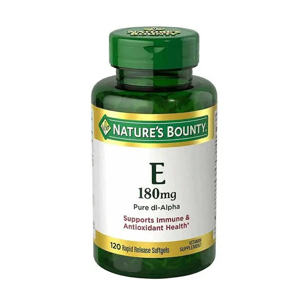 Nature's Bounty Vitamin E 180mg , 120 Rapid Release Softgels - Passion Pulse