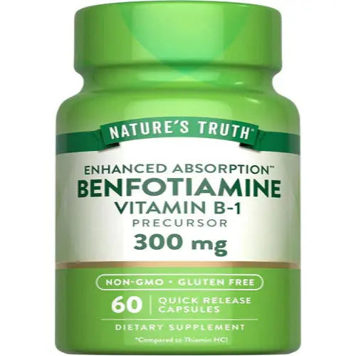 BENFOTIAMINE VITAMIN B-1 300 MG | ENHANCED ABSORPTION