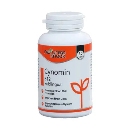 Natures Knock Cynomin B12 (Vitamin B-12) 1000 IU, 30 Tablets