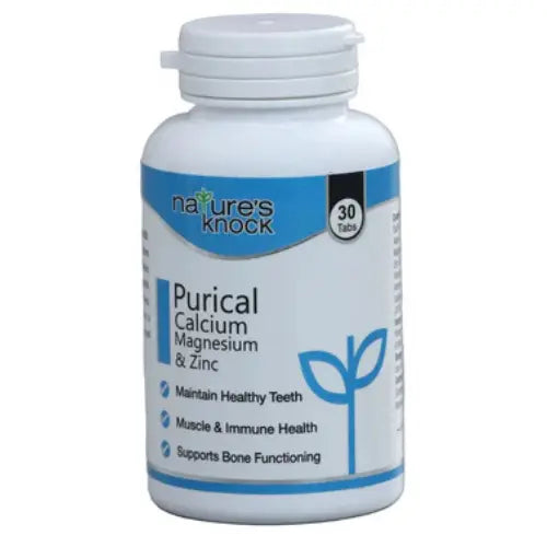 Natures Knock Purical - Cal,Mag,Zinc 30 Tablets