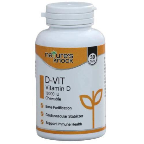 Natures Knock  D-vit  10000IU - 30 Tablets - Passion Pulse