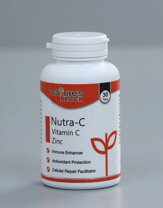 Natures Knock  Nutra-C (vitamin C), 30 Tablets - Passion Pulse