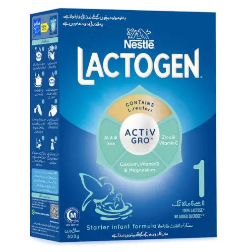 Nestle LACTOGEN 1 Activ Grow Infant Formula, 800g
Regular