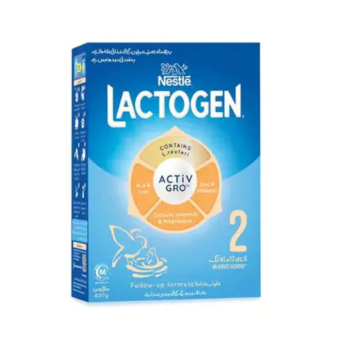 Nestle LACTOGEN 2 Activ Gro Follow-up Formula, 400g