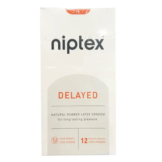 Niptex Delayed Condoms, 12 Delay Condoms Niptex