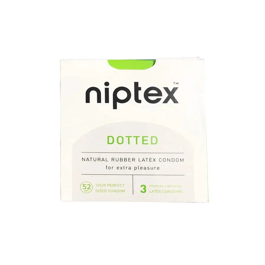 Niptex Dotted Condoms,3 Delay Condoms One Touch Brand